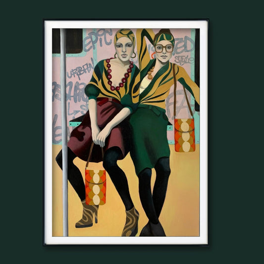 "Kvikklunsj", artwork on paper by Norwegian artist Edvarda