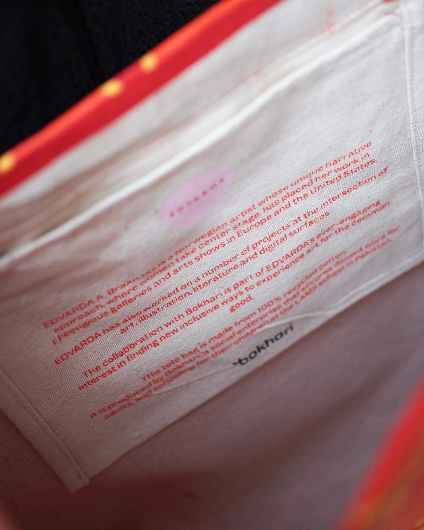 Edvarda x Bokhari tote bag