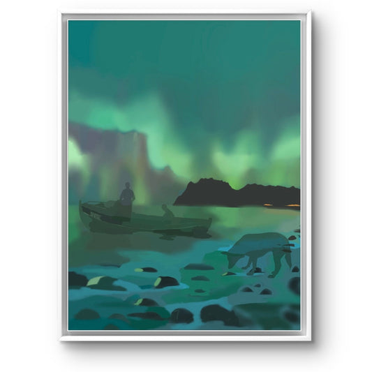 "Æsop" framed artwork by Norwegian artist Edvarda