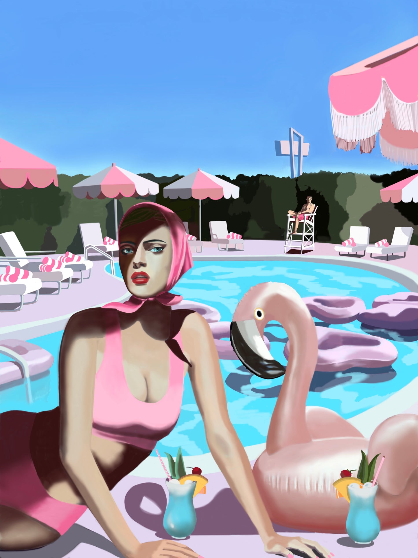 "Pink" artwork by Norwegian artist Edvarda