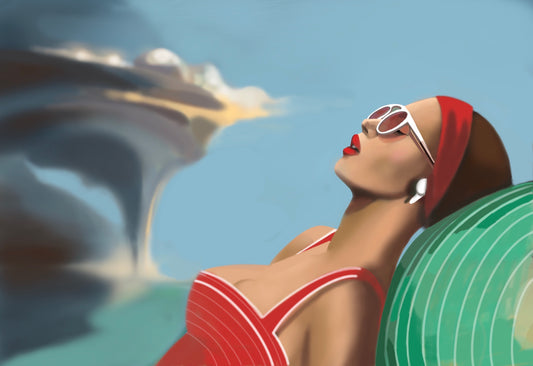 "Tornado" artwork by Norwegian artist Edvarda