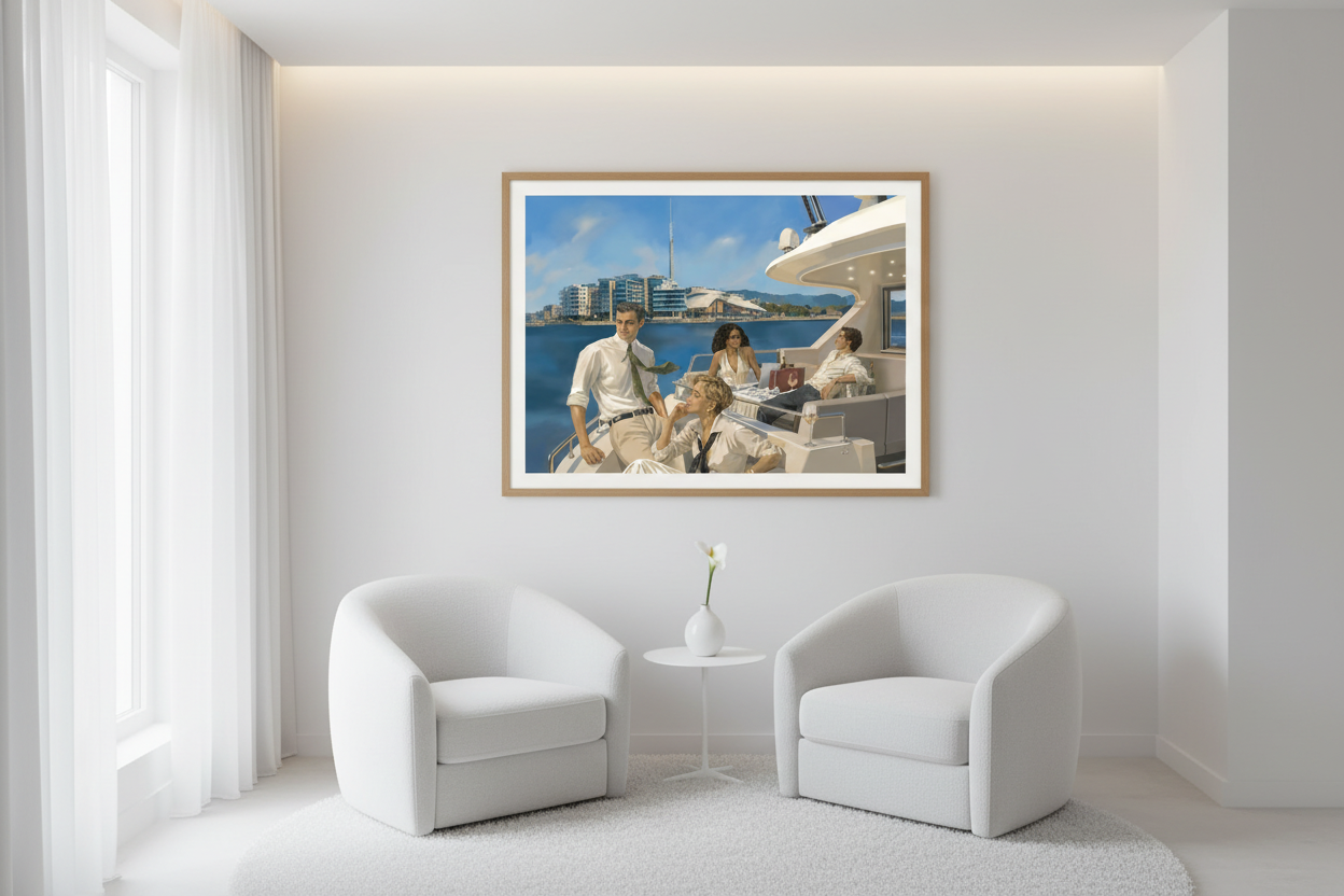 Liquid Assets – hvit lounge