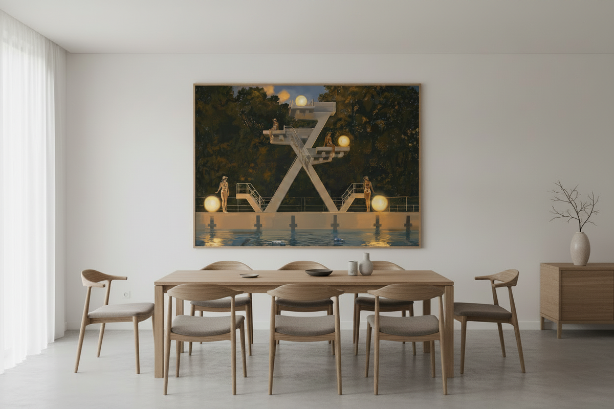 Love leaves a mess – spisestue uten lampe