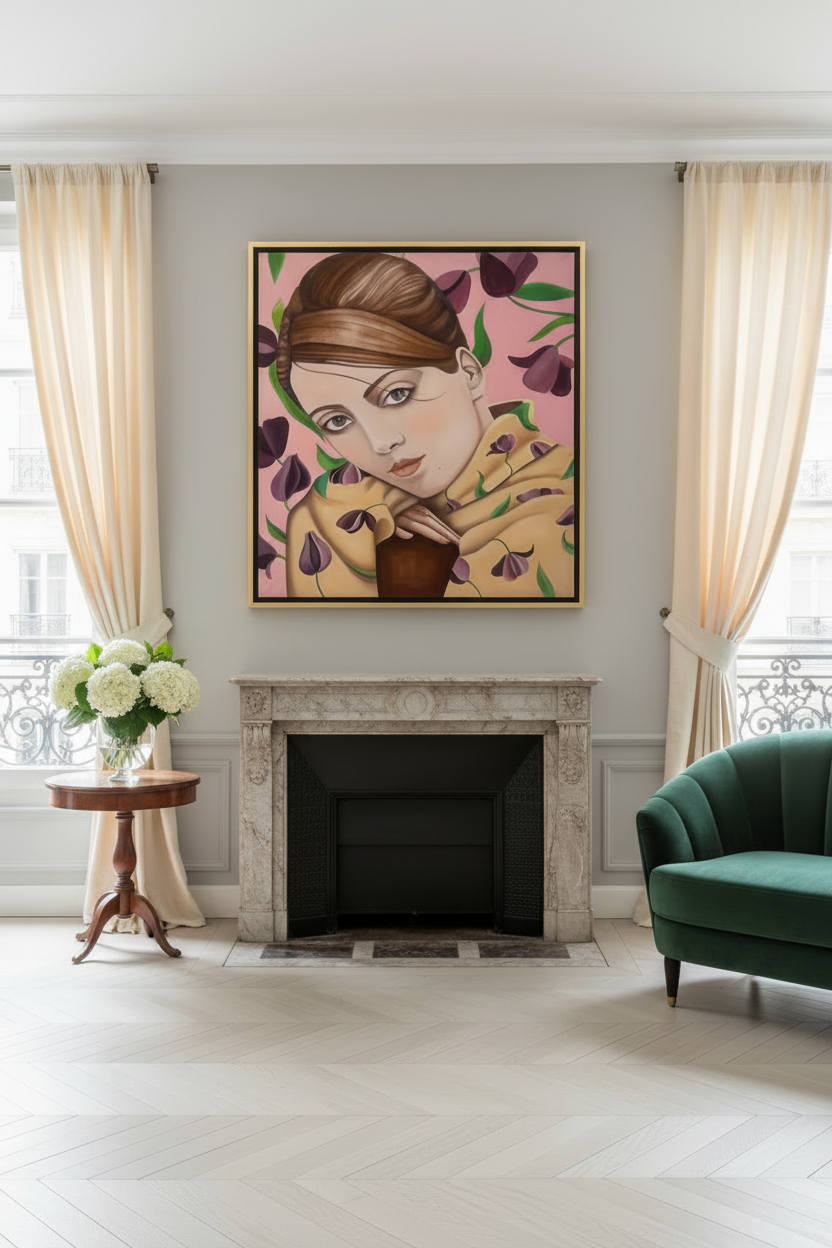 Purple Petal – luksuriøs parisisk stue