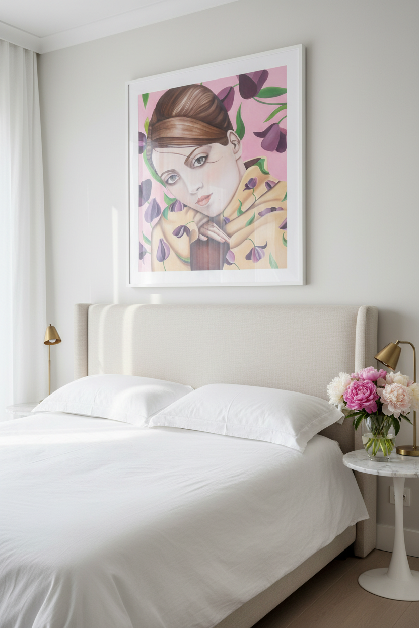 Purple Petal – parisisk soverom