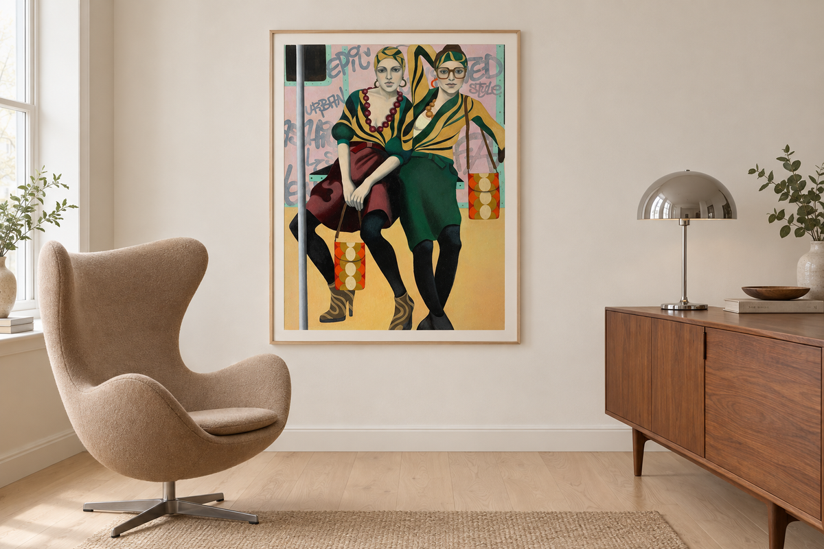 Retro Chic i et Arne Jacobsen-inspirert hjem