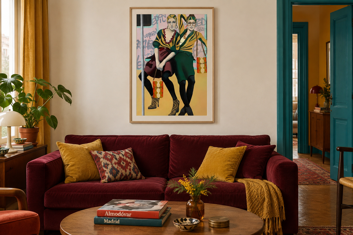 Retro Chic i et fargerikt Almodóvar-inspirert hjem