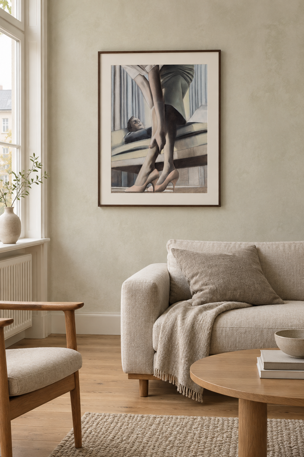 Silkstockings i et lyst dansk hjem