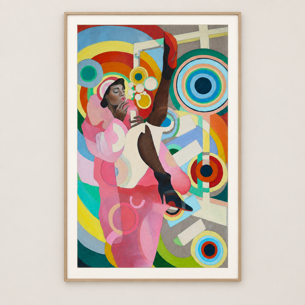 Sister Delaunay, ny innrammingsprøve fra originalbildet