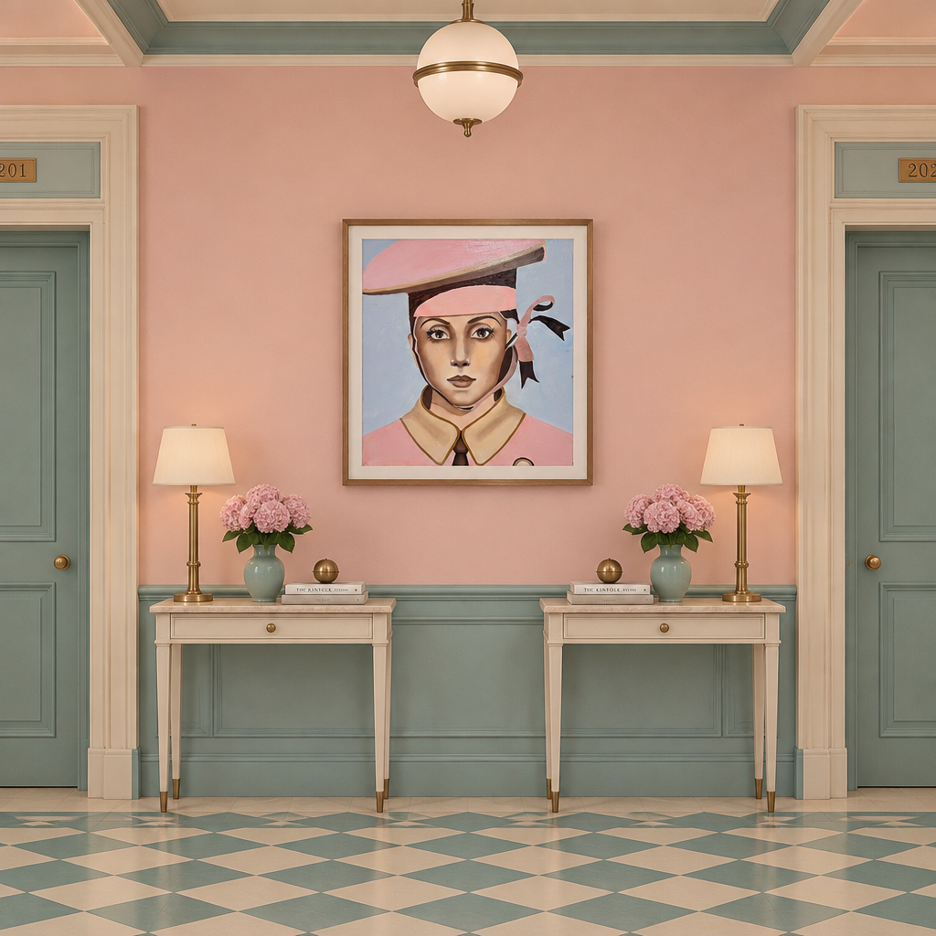 Wes Anderson-inspirert gang med Piccolo Rosa